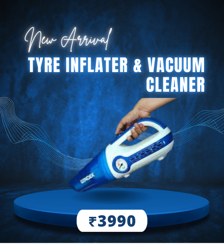 Tyre Inflater & Vacuum Cleaner